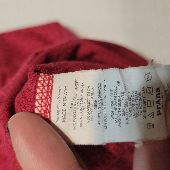 Prana pink patterned tank top Women's small - Picture 6 of 7